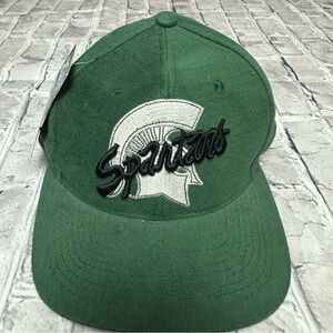 EUC Top of the World Spartans Green Snapback Hat ONE SIZE